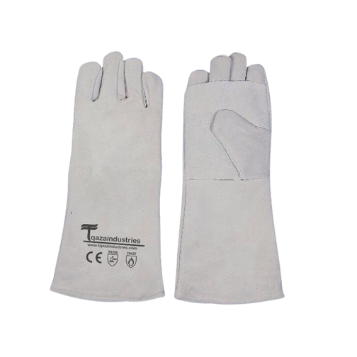 Chrome Leather Apron Palm Gloves Elbow Length (IT-123)