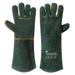Green Lined Welding Gloves (IT-126)