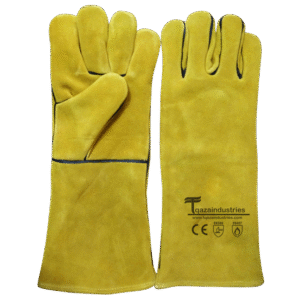 Mustard Lined Welding Gloves (IT-133)