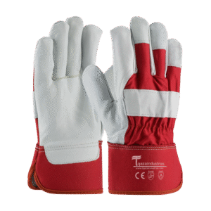 Red Grain Leather Work Gloves (IT-172)