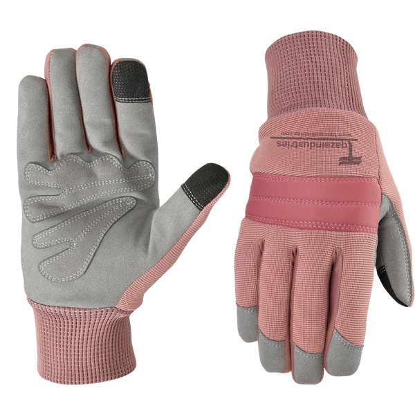 Women’s Synthetic Leather Winter Lined Knit Wrist (IT-219)